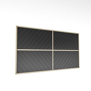 3D modern ceiling and wall decor Low-poly
