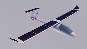 solar powered glider model