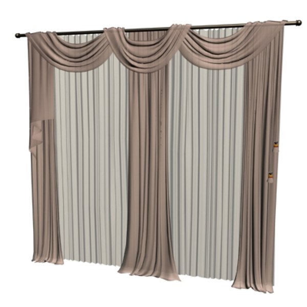 Roman Curtain 3D Models for Download | TurboSquid