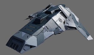 space fighter 3D model
