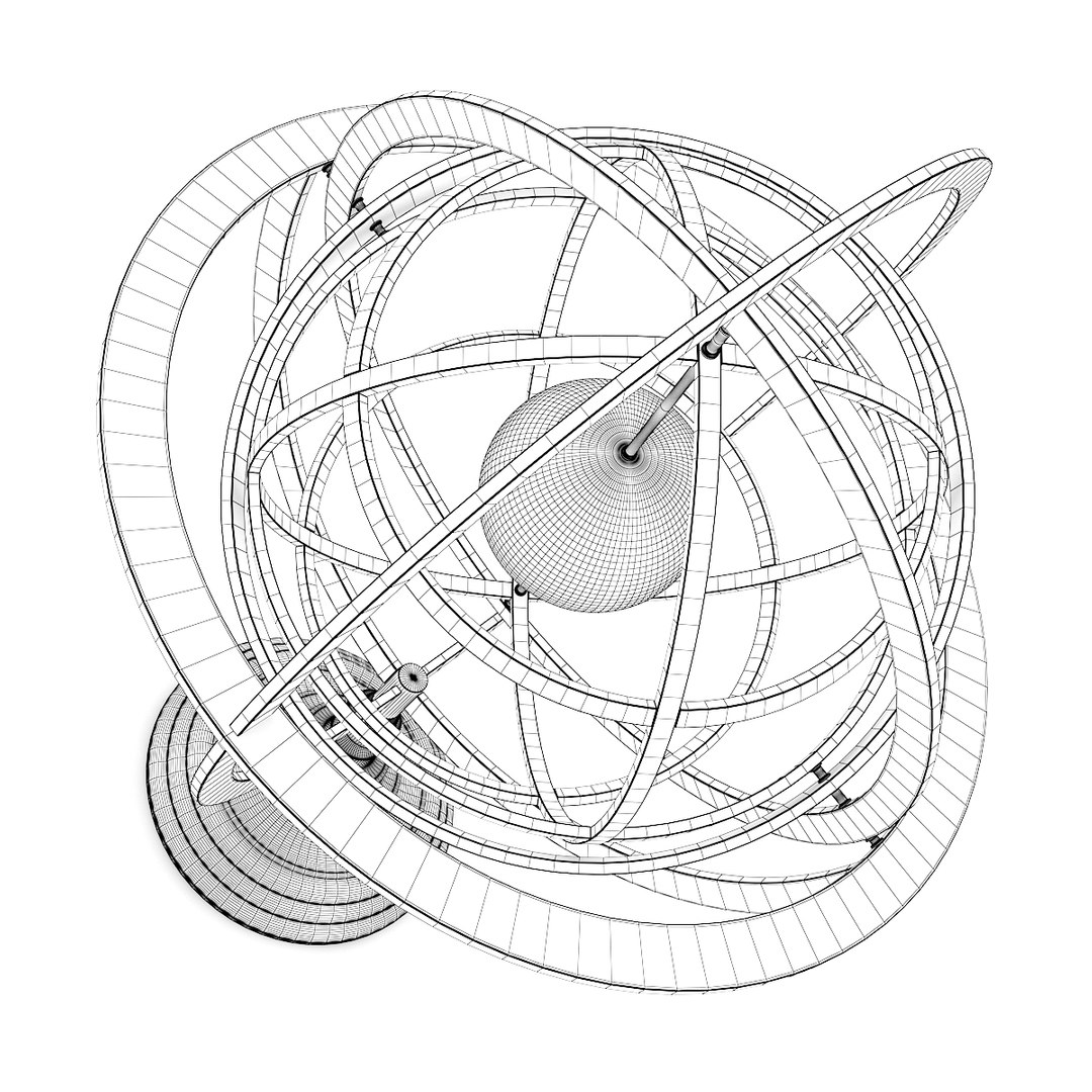 3d Armillary Sphere