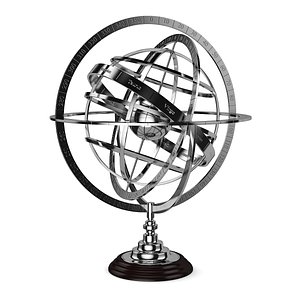 3d armillary sphere