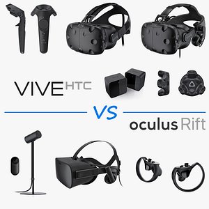 3d model htc vive oculus rift