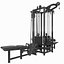 Cable Station Technogym collection, 5 models crossover gym