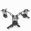 Cable Station Technogym collection, 5 models crossover gym
