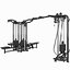 Cable Station Technogym collection, 5 models crossover gym