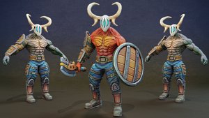 warrior odarash 3D model