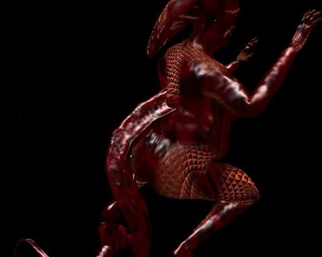 Female Fell Demon 3d Model