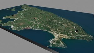 3D Island Paruas de Grand Manan New Brunswick Canada