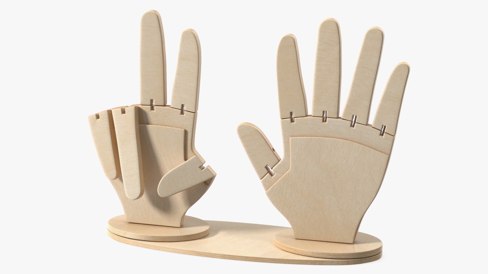 Counting Hands 3D model preview
