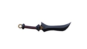 stylized knife 3D