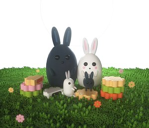 Cartoon rabbit Rabbit rabbit cartoon animal cute rabbit cute rabbit Ugly rabbit cartoon style Mid-Au