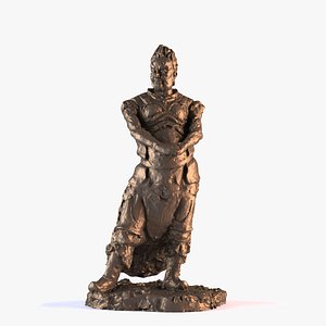 3D Buddhist statues 009 model