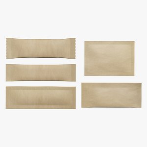 paper packaging set 3D