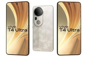 Vivo T4 Ultra Phoenix Gold Low Poly 3D model
