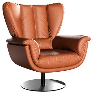 Natuzzi Aurora Armchair 3D model