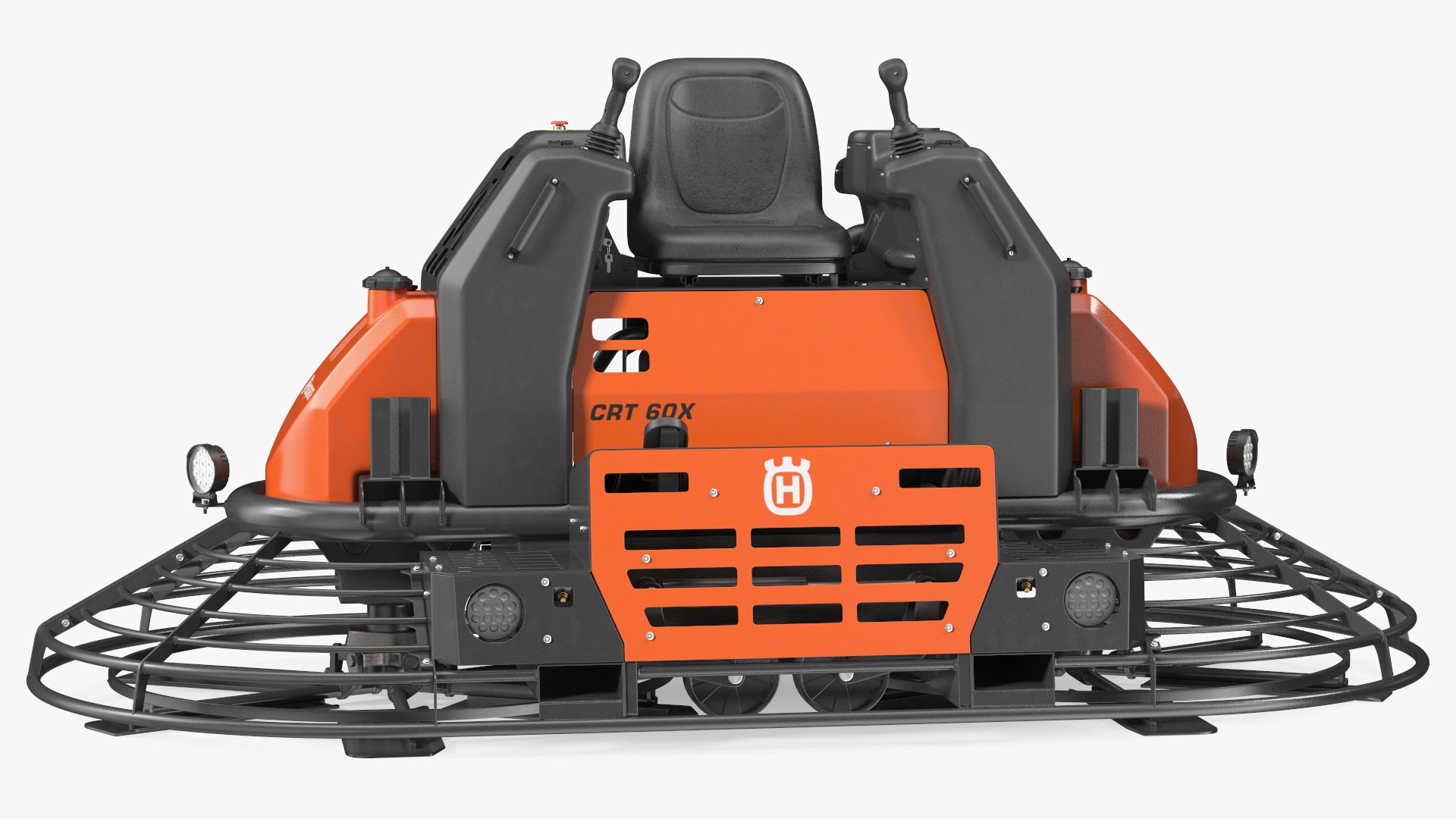 CRT 60X Power Trowel Husqvarna Rigged 3D model preview