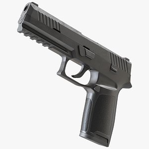 Modern Tactical Pistol Game Weapon model