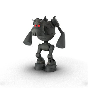 3d demon robot model