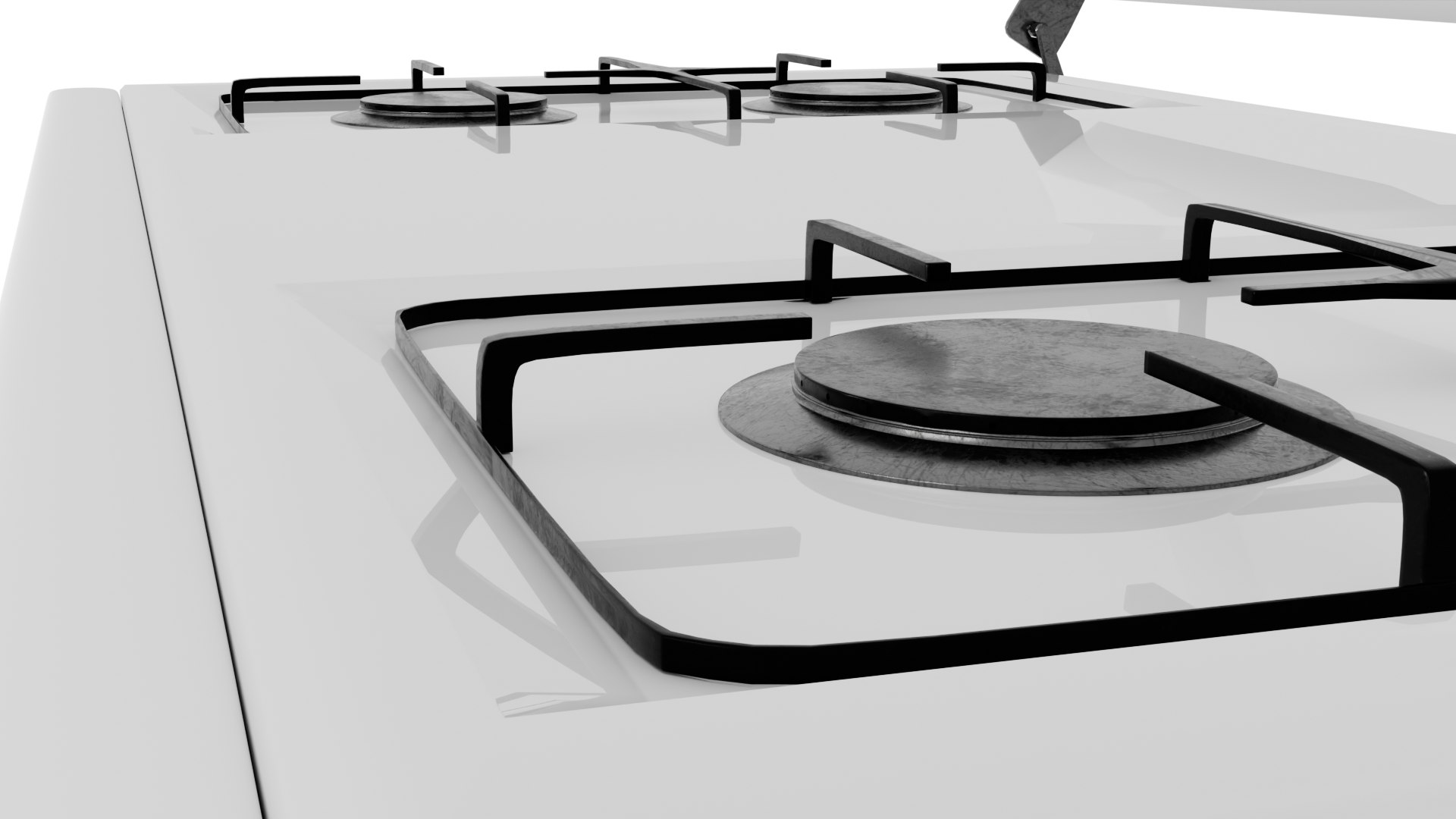 3D Gas Range Model - TurboSquid 2431570