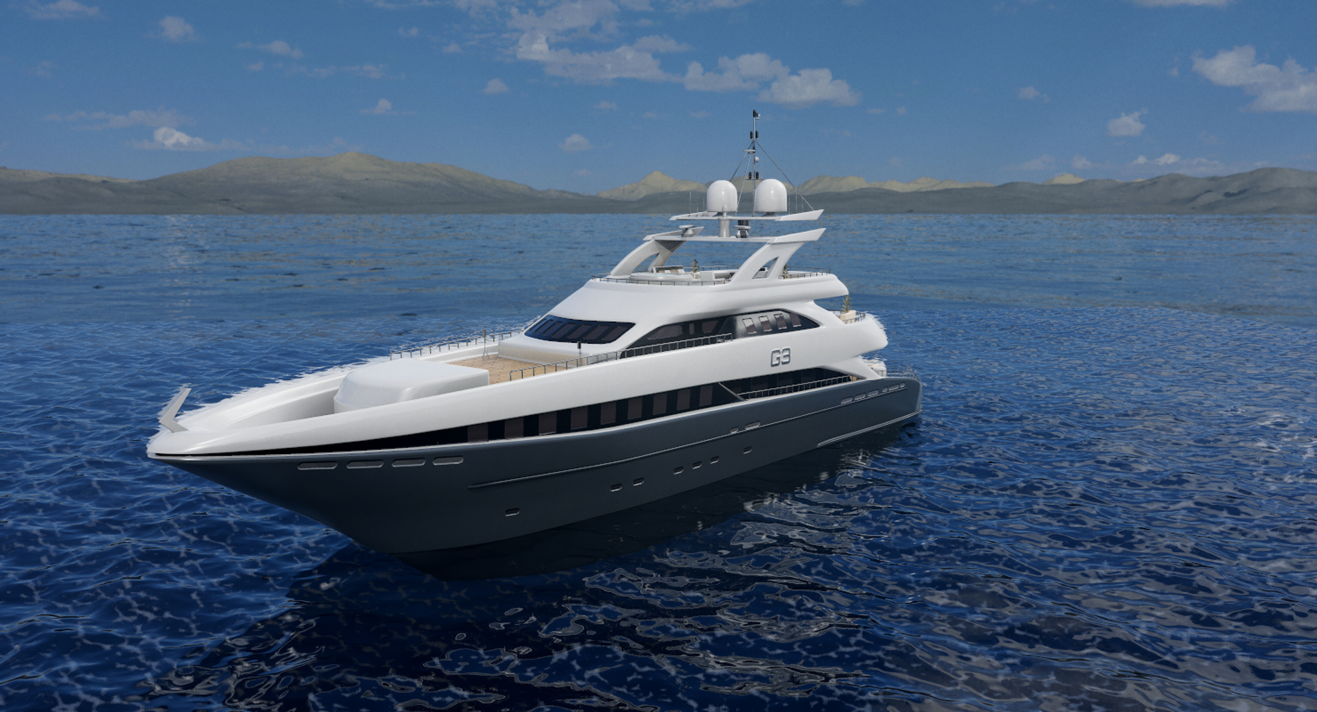 Superyacht G3 3D Model TurboSquid 1421683