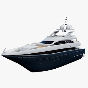 Superyacht G31 Gameready PBR