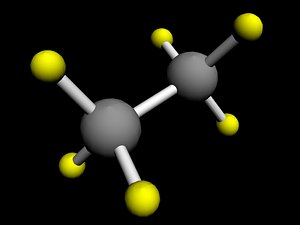 3d molecule ethane
