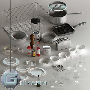 3d model kitchen