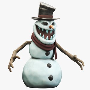 3D Snowman Villian