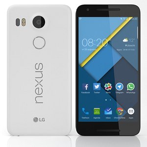 lg nexus 5x 3d model