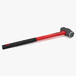 Double Flat Face Hammer Graintex 3D model