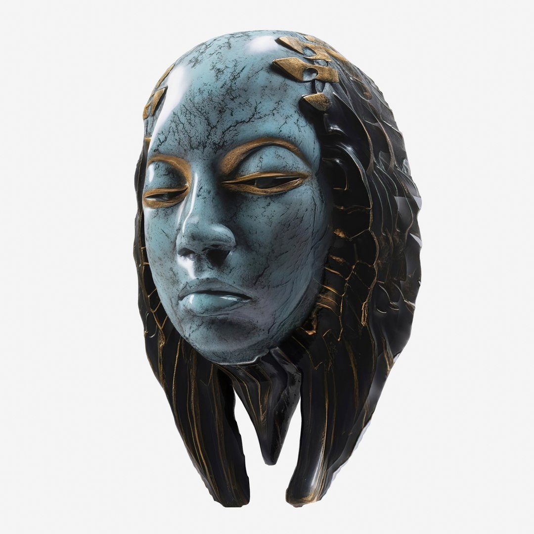 Sculpture Art Mask Pack 3D TurboSquid 2068271