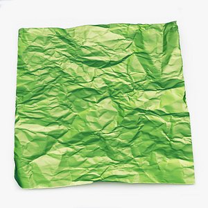 Crumpled Paper 3d scan