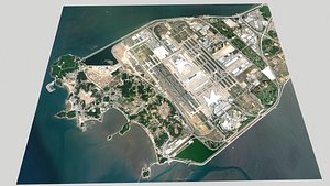 Incheon International Airport Seoul South Korea 3D model