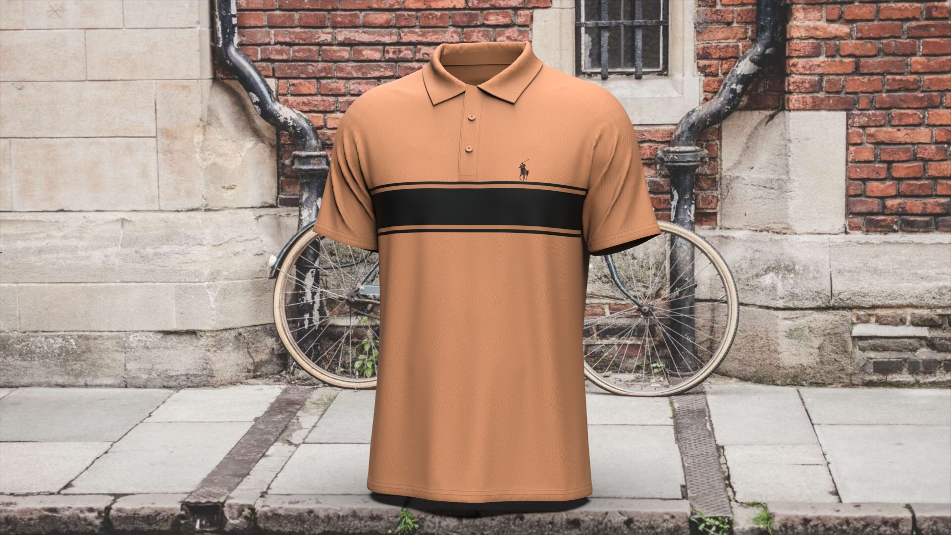 3D Premium Quality Raglan Sleeve Slim Fit Polo Design - TurboSquid 2032212