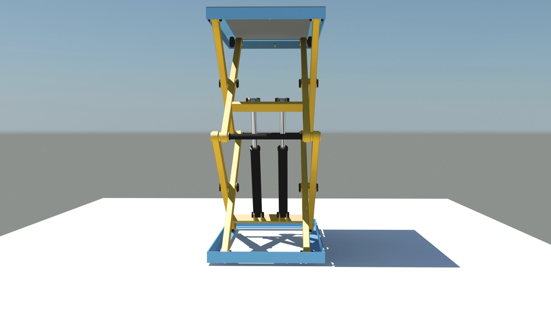 3d Scissor Lift Turbosquid 1443882