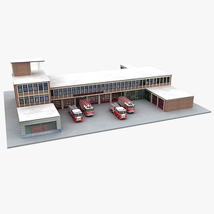 German Fire and rescue station Feuer- und Rettungswache