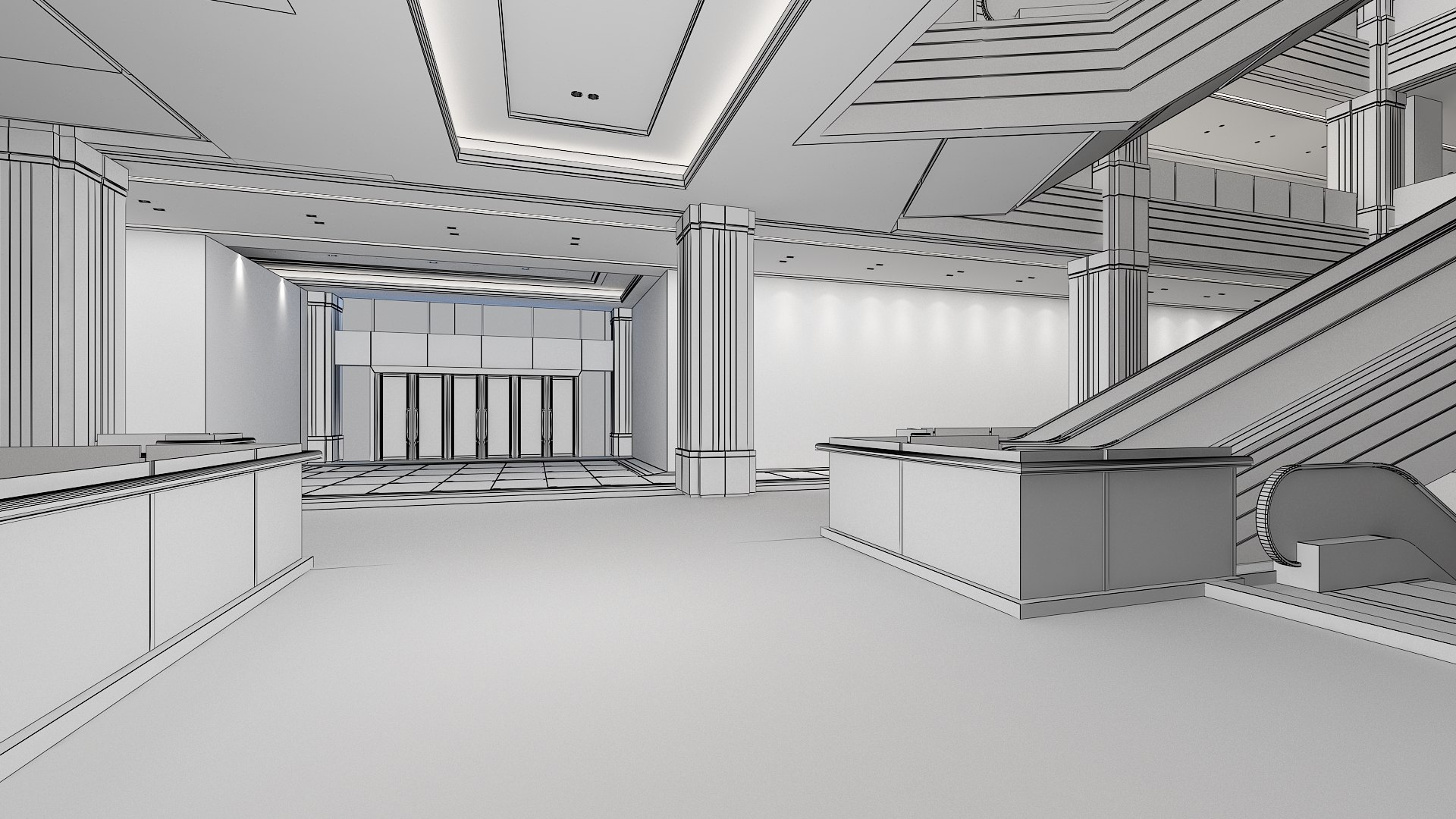 Shopping Mall 17 3D Model - TurboSquid 2094411
