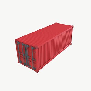 3D Shipping Container