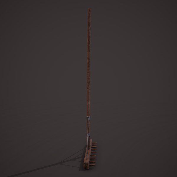 Medieval rake 3D model TurboSquid 1603176