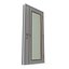 Modern Design White Metal Steel Door with Glass Details model 3D model