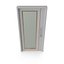 Modern Design White Metal Steel Door with Glass Details model 3D model