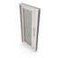 Modern Design White Metal Steel Door with Glass Details model 3D model