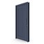 Modern Design White Metal Steel Door with Glass Details model 3D model