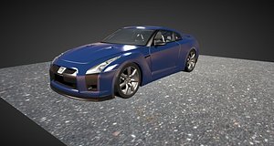 3D nissan gtr
