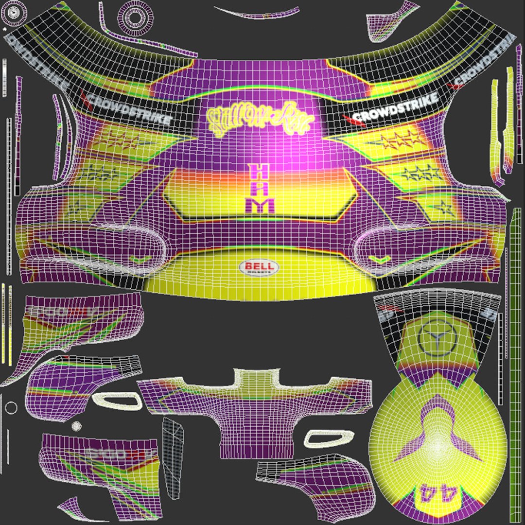 3D F1 Lewis Hamilton Helmet 2023 Model - TurboSquid 2143787