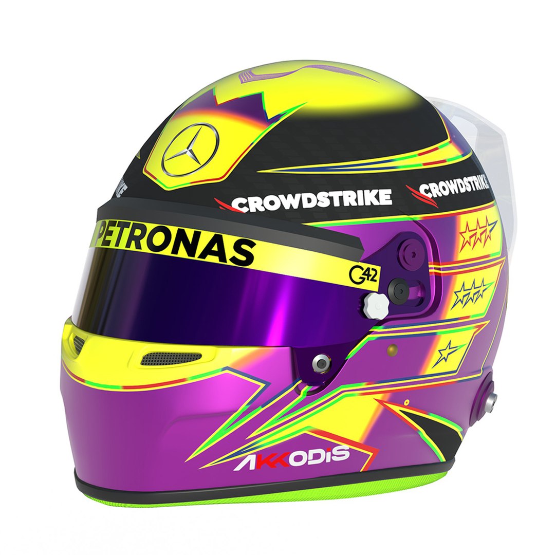 3D F1 Lewis Hamilton Helmet 2023 Model TurboSquid 2143787