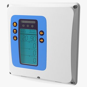 Compact Gas Detection Control Panel 3D