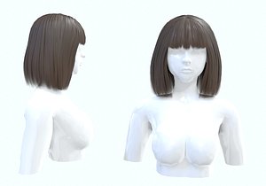 Basic Bob Hairstyle model