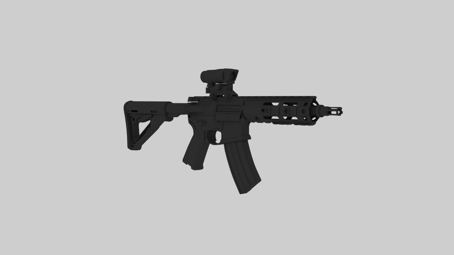 R4-C Assault Rifle 3D Model - TurboSquid 2350538